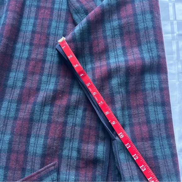 Talula (Aritzia) Plaid Open Front Shorts Sleeve Wool Blend Jacket - Picture 8 of 12